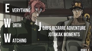 Jotaro amp Kakyoin Moments Part 1 EWW in JJBA 2014 [upl. by Ireg]