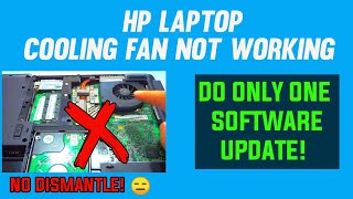 🚨Cooling Fan Not Working No Dismantle ❌ One Update ✅ in One Minute Solution [upl. by Osnerol973]