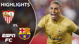 Barcelona vs Sevilla  LaLiga Highlights  ESPN FC [upl. by Alra]