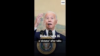 Biden calls Xi a ‘dictator’ after talks [upl. by Naj]