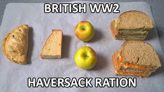 British WWII Haversack Ration [upl. by Ahseihs]