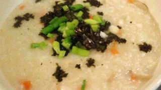 Korean abalone porridge jeonbokjuk [upl. by Ilario]