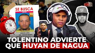 TOLENTINO LE PONE EL RELOJ A JUNIOR MAMA POR RAFELITO Y ADVIERTE QUE HUYAN DE NAGUA [upl. by Lamori]