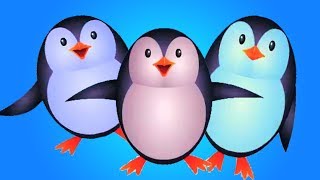 Пять маленьких пингвинов  детский сад песни для детей  Kids Nursery Song  Five Little Penguins [upl. by Ahswat]