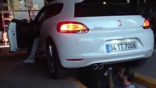 VW Scirocco 14 TSI DSG 160 HP Orta amp Son Susturucu İptali [upl. by Erodasi148]