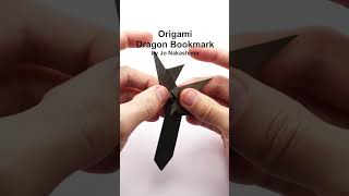 Origami Dragon Bookmark shorts [upl. by Bakerman766]