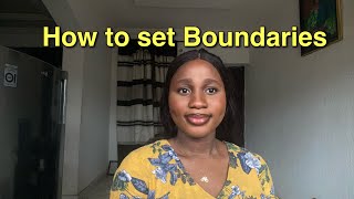 How To Set Boundaries As A Christian [upl. by Norbert]