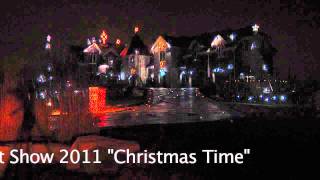 Larsens Christmas Light Show 2011 CHristmas Time [upl. by Oneida]