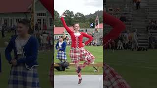 Highland Fling dance by Champion Scottish dancer Laura Smith at Grampian Games in 2021 shorts [upl. by Asserak]