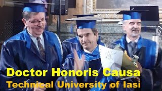 Doctor Honoris Causa  Technical University of Iasi  Paulo Flores  Full Ceremony [upl. by Ahsek744]