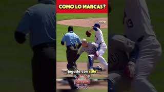 La jugada más polémica en grandes ligas beisbol mlbhighlights deporte mlb shorts youtube [upl. by Ohnuj]