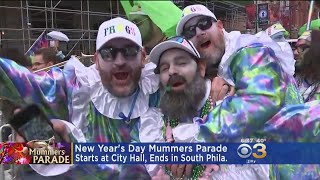 Its A Philly Thing Mummers Strut Through City For 119th Annual New Years Day Parade [upl. by Atnuahsal316]