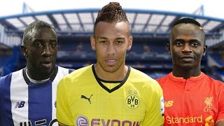 Meilleurs Buteurs Africains Moitié De Saison 20162017  Avec Aubameyang Marega et Sadio Mané [upl. by Bambie]