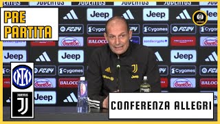 🔴 PRE INTER JUVENTUS  CONFERENZA STAMPA ALLEGRI PRE GARA [upl. by Eirelam]