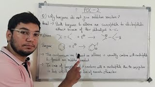 Why Benzene do not give Addition Reaction  Unit 1  POC 2  Video by Mr Aamir Malik [upl. by Aelber]