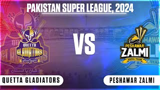 🔴 Live Quetta Gladiators Vs Peshawar Zalmi – Match 2  QUE vs PES Live  Pakistan Super League [upl. by Ididn]