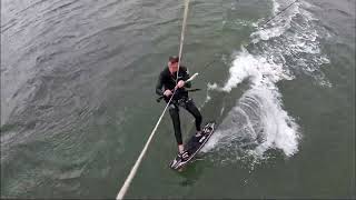 Kitesurfing Bridlington South Beach 5th Aug [upl. by Mandi]