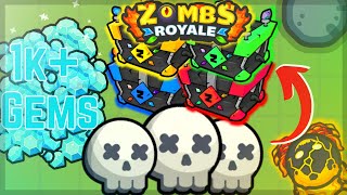 IF I DIEI Have To Spend 1K Zombs Royale Gems Season 23 Chest Opening  Pt 2 [upl. by Idnahc270]