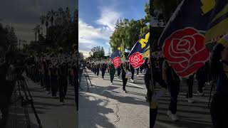 Michigan marching band performs in the Rose Bowl Parade [upl. by Zeba]