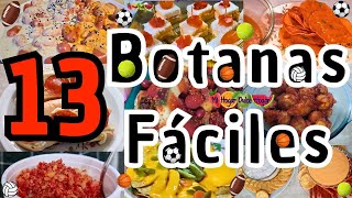 ⚽️🏀🏈13 BOTANAS FACILES mihogardulcehogar recetasbotaneras botanasmexicanas botanasfaciles [upl. by Fannie80]