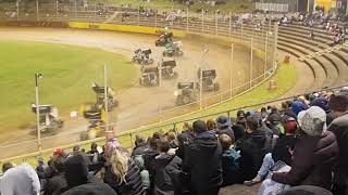 sprint car feature race western springswith drivers from USA 🇺🇸 [upl. by Armmat]