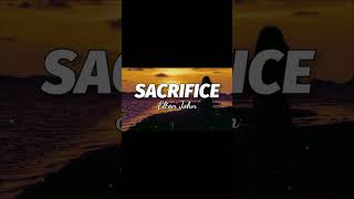 Elton John  No Sacrifice Karaoke shorts music [upl. by Ariaek]