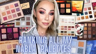 RANKING ALL MY NABLA EYESHADOW PALETTES  Swatches Looks amp Reviews [upl. by Enatan]