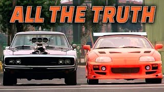 WHO WOULD REALLY WIN THE RACE SUPRA VS CHARGER FROM FAST amp FURIOUS [upl. by Davenport715]