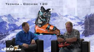 2014 Tecnica Cochise 120 Mens Ski Boot Overview by SKISCOM [upl. by Yenalem]