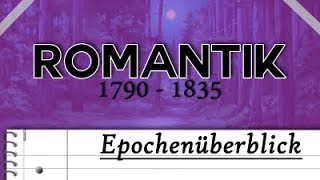 ◆Die Romantik◆ EpochenüberblickAnalysehilfe Rechtschreibfehler [upl. by Darbee]