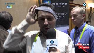 la minute CES S02E20  AcousticSheep SleepPhones le bandeau écouteur Bluetooth [upl. by Bullard551]