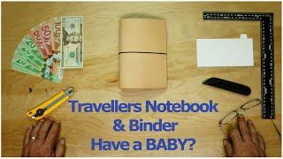 Part 2 The making of a budget binder  travelers notebook [upl. by Aleicarg]