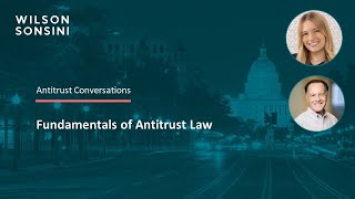 Antitrust Conversations Fundamentals of Antitrust Law [upl. by Brieta]