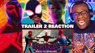 SPIDERMAN Across the SPIDERVERSE Trailer 2 REACTION and NO WAY HOME Reference  Miles Morales [upl. by Annalee89]