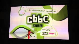 CBBC 2013 Shutdown Ident With HD And 3D And The Same As Channel Friday [upl. by Hagai]