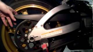 Buell XB Rear Wheel Remove and Replace [upl. by Asiaj]