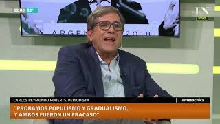 Carlos Reymundo Roberts quotProbamos populismo y gradualismo y ambos fueron un fracaso [upl. by Artemla]