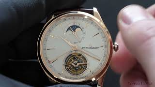 JaegerLeCoultre Master Ultra Thin Tourbillon Moon [upl. by Anirret927]