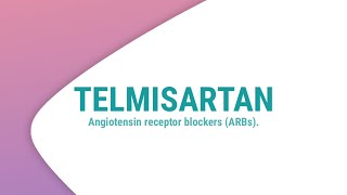 Telmisartan  Angiotensin receptor blockers  Drug of the Day [upl. by Brook]