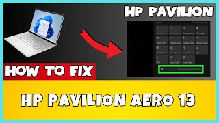 How to Fix Hp Pavilion Aero 13 Brightness Problem [upl. by Aketal]