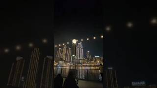 Dubai night life 🌉 travel [upl. by Ymmot]