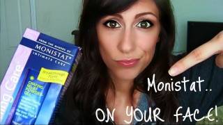 MONISTAT ON YOUR FACE Monistat Chafing Relief PowderGel Review [upl. by Aihceyt]