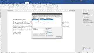 Mail Merge 2 [upl. by Griz]