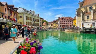 Annecy 4K  Best Places To Visit In France A Beautiful French Town Tour in 4K Video Walking Tour [upl. by Hescock]