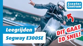 ACTIERADIUS RIJTEST  DE 1E KLAS SPRINTER ONDER DE MOTORSCOOTERS SEGWAY E300SE  WE RIJDEN HEM LEEG [upl. by Mureil202]