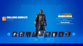 How to Unlock Mandalorian Beskar Styles in Fortnite All Mandalorian Challenges [upl. by Inohs]