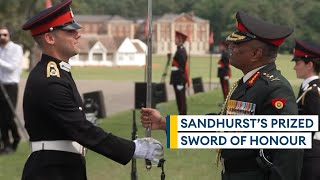 Winning the prestigious Sword of Honour at Sandhurst [upl. by Rann394]