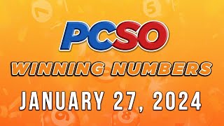 P29M Jackpot Grand Lotto 655 2D 3D 6D and Lotto 642  January 27 2024 [upl. by Naniac934]