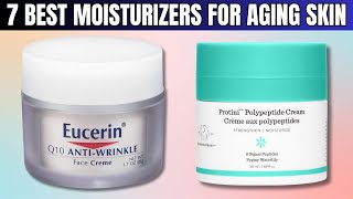 7 Best Moisturizers To Give Aging Skin A Youthful Glow According To A Dermatologist [upl. by Marigold]