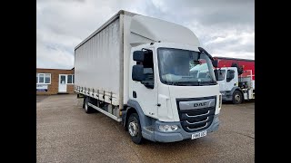 DAF LF 180 201868 Reg 22 ft Curtainsider Body Truck 12 Ton Euro 6 237000 kms [upl. by Weyermann]